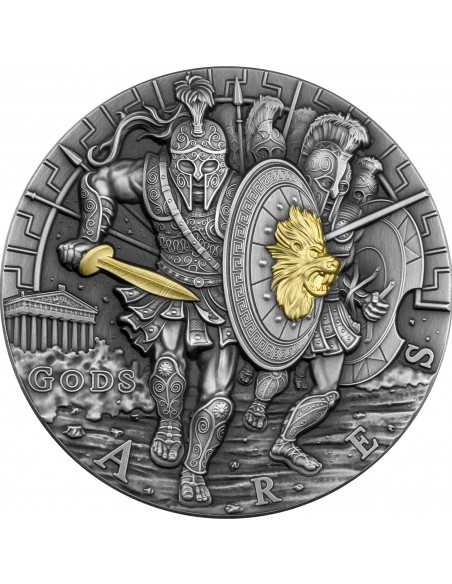 ARES Gods 1 Kg Kilo Silver Coin 80$ Niue 2022 - Coins & More - Niue
