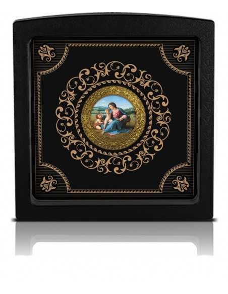 ALBA MADONNA Rafael Santi Silver Coin 500 Francs CFA Cameroon 2022 - Coins & More - Camerún