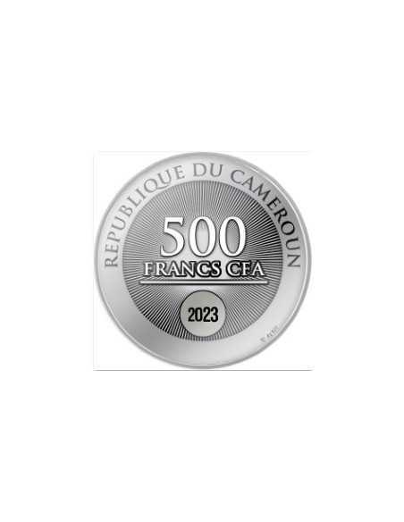 GARDEN OF LOVE Silver Coin 500 Francs Cameroon 2023 - Coins & More - Cameroun