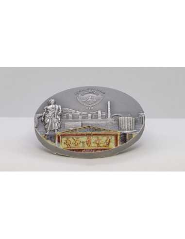 POMPEII VOLCANO ERUPTION Fury of Nature 2 Oz Silver Coin 10$ Palau 2023 - Coins & More - Palau