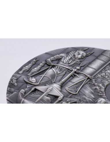 EGYPTIANS Afterlife Rites of Passage 2 Oz Silver Coin 10$ Palau 2023 - Coins & More - Palau