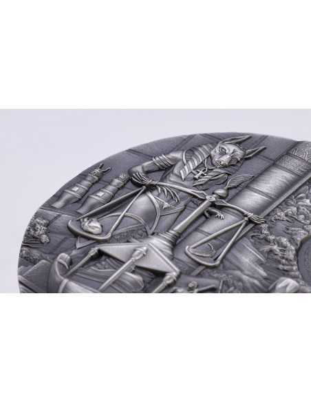 EGYPTIANS Afterlife Rites of Passage 2 Oz Silver Coin 10$ Palau 2023 - Coins & More - Palau