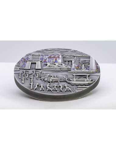 EGYPTIANS Afterlife Rites of Passage 2 Oz Silver Coin 10$ Palau 2023 - Coins & More - Palau