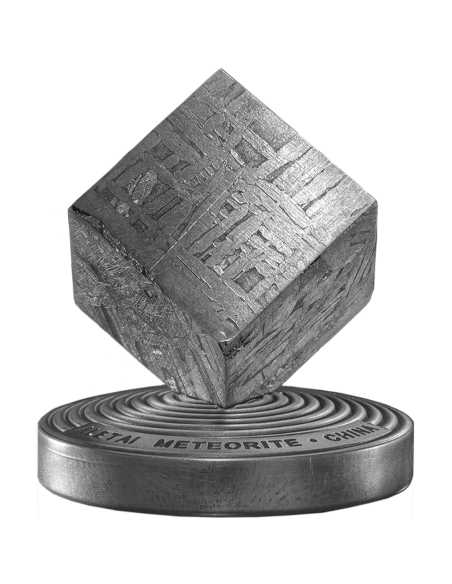 SPACE CUBE Aletai Meteorite 1 Kg Kilo Silver Coin 500 Cedis Ghana 2023 - Coins & More - Ghana