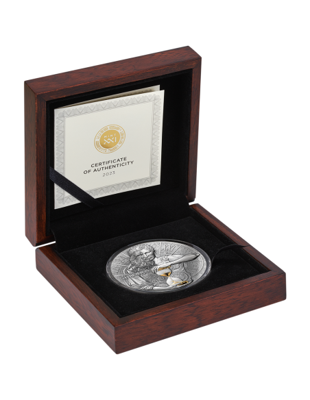 CHRONOS Dual Essence 2 Oz Silver Coin 2000 Francs Cameroon 2023