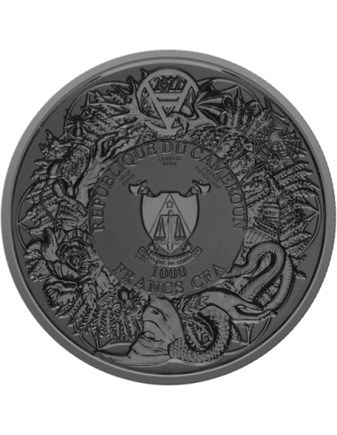 RUSALKA Slavic Bestiary Multimetal 2 Oz Silver Coin 1000 Francs Cameroon 2023