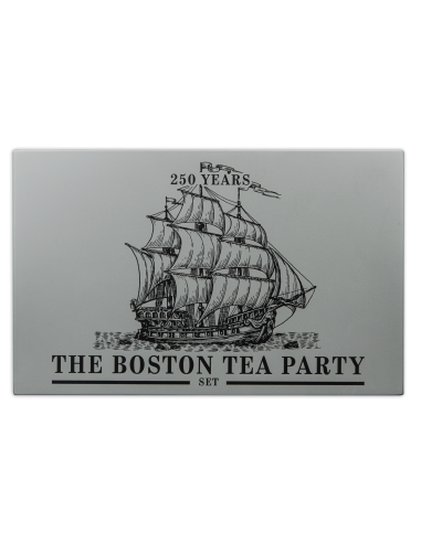 BOSTON TEA PARTY 250th Anniversary Set 4 x1 Oz Silver Coins 5$ Barbados 2023
