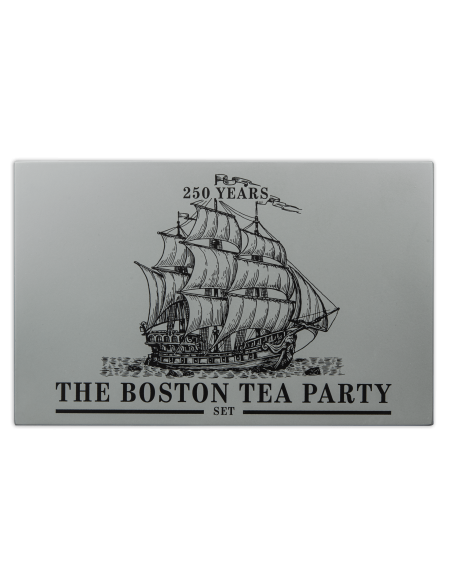 BOSTON TEA PARTY 250th Anniversary Set 4 x1 Oz Silver Coins 5$ Barbados 2023
