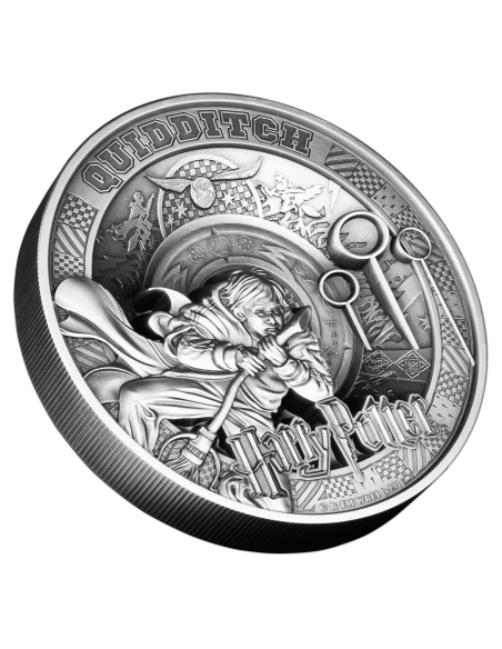 HARRY POTTER Multiple Layer 1 Kg Kilo Silver Coin 25$ Samoa 2023 - Coins & More - Samoa