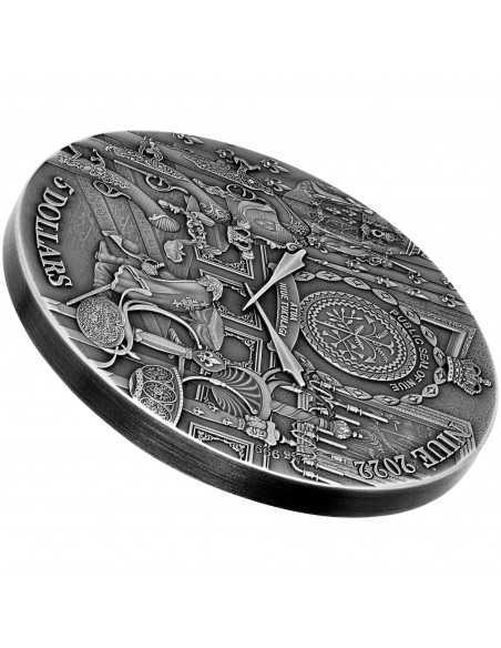 D'ARTAGNAN The Three Musketeers 2 Oz Silver Coin 5$ Niue 2022 - Coins & More - Niue