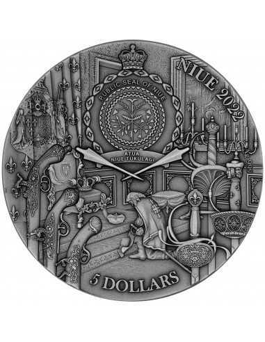 D'ARTAGNAN The Three Musketeers 2 Oz Silver Coin 5$ Niue 2022 - Coins & More - Niue