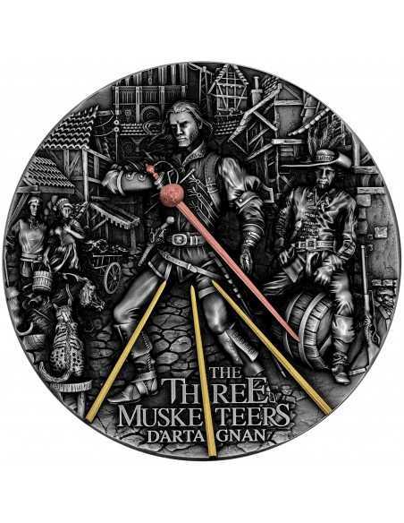 D'ARTAGNAN The Three Musketeers 2 Oz Silver Coin 5$ Niue 2022 - Coins & More - Niue