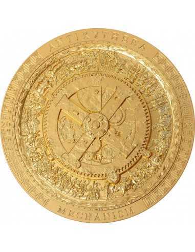 ANTIKYTHERA MECHANISM Archeology Symbolism Gilded 3 Oz Silver Coin 20$ Cook Islands 2023 - Coins & More - Isole Cook