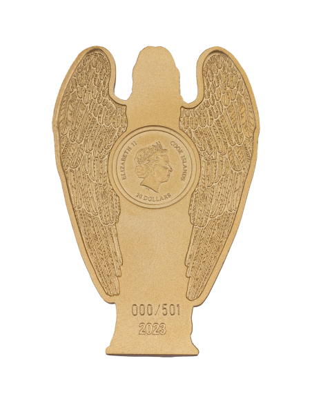 ANGEL OF MERCY Spiritual Art 3 Oz Silver Coin 20$ Cook Islands 2023 - Coins & More - Islas Cook