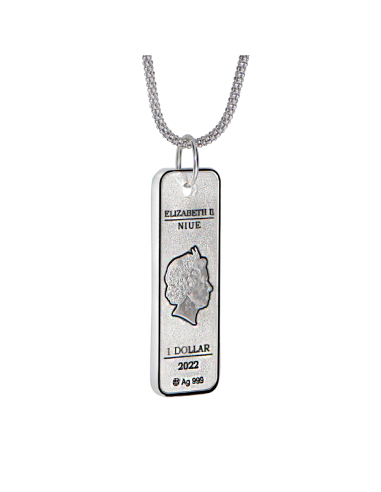 LITTLE BLACK DRESS Pendant Silver Coin 1$ Niue 2022 - Coins & More - Niue