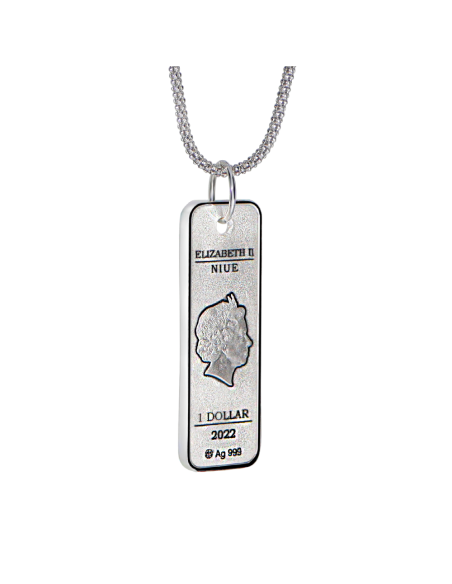 LITTLE BLACK DRESS Pendant Silver Coin 1$ Niue 2022 - Coins & More - Niue