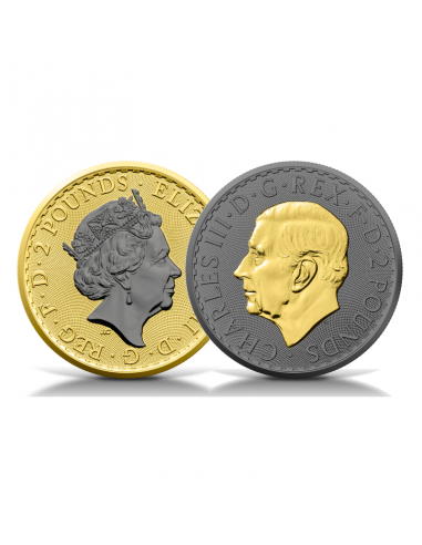 BRITANNIA Set 2x1 Oz Silver Coin 2 Pounds United Kingdom 2023