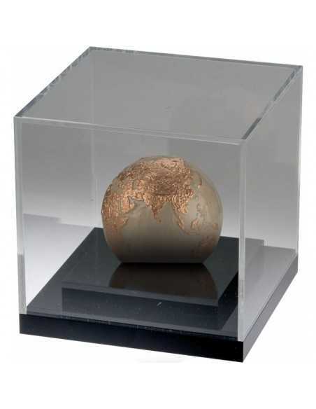 BRIGHT MARBLE Spherical 3 Oz Silver Coin 5$ Barbados 2023 - Coins & More - Barbade