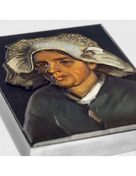 HEAD OF A PEASANT WOMAN by Vincent van Gogh 1 Oz Silver & 14 Oz Copper Coin 5000 Francs Chad 2023 - Coins & More - Tchad