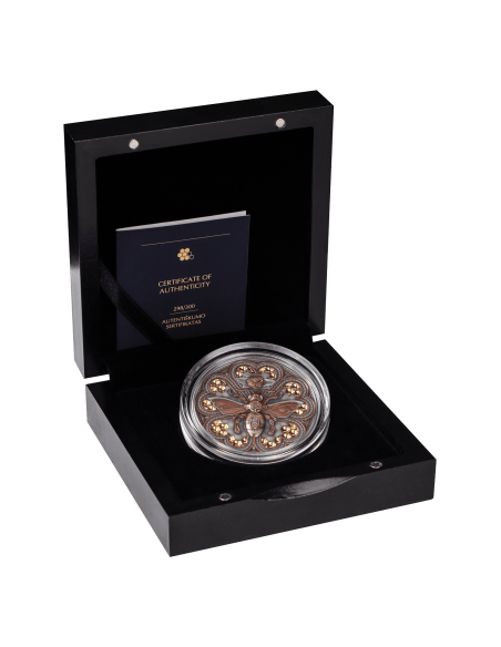 METAL BEE Steampunk 2 Oz Silver Coin 5$ Niue 2023 - Coins & More - Niue
