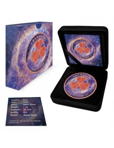 SHAMROCK Galaxy 1 Oz Silver Coin 2$ Niue 2022 - Coins & More - Niue