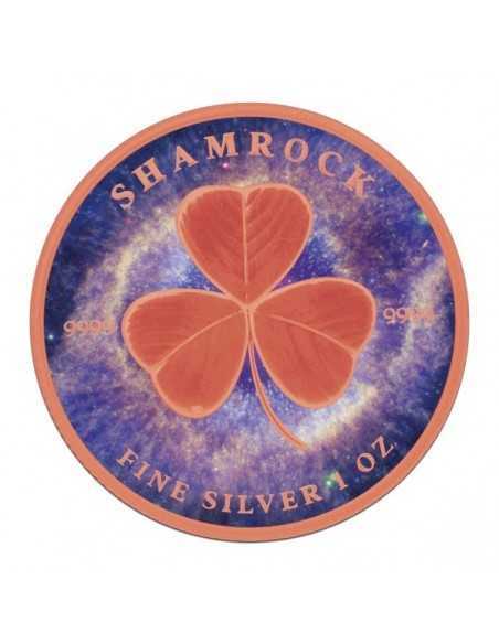 SHAMROCK Galaxy 1 Oz Silver Coin 2$ Niue 2022 - Coins & More - Niue