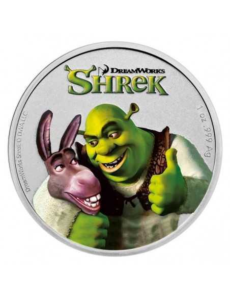 SHREK 20th Anniversary 1 Oz Silver Coin 2$ Niue 2021 - Coins & More - Niue
