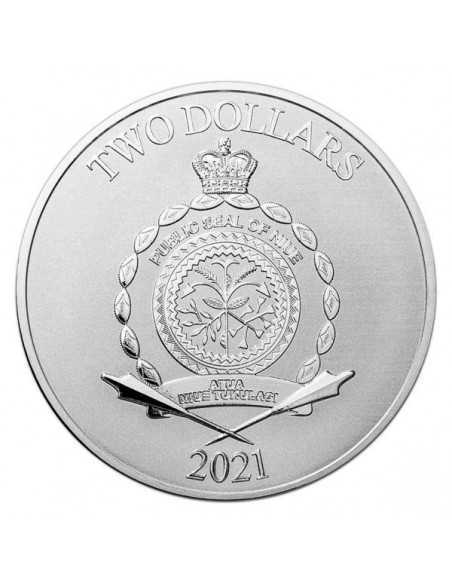 SHREK 20th Anniversary 1 Oz Silver Coin 2$ Niue 2021 - Coins & More - Niue