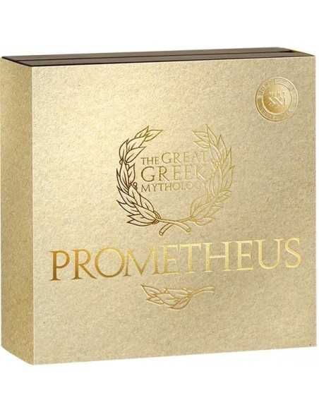 PROMETHEUS The Great Greek Mythology 3 Oz Silver Coin 3000 Francs Cameroon 2023 - Coins & More - Cameroun