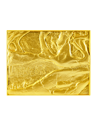 TYRANNOSAURUS REX FOSSIL Gilded 1 Oz Silver & 14 Oz Copper Coin 5000 Francs Chad 2023 - Coins & More - Tchad