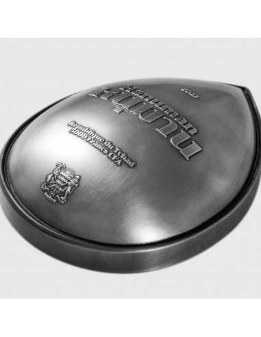 HANUMAN 1 Oz Silver & 6 Oz Copper Coin 5000 Francs Chad 2023 - Coins & More - Cameroon