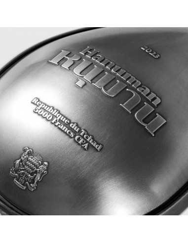 HANUMAN 1 Oz Silver & 6 Oz Copper Coin 5000 Francs Chad 2023 - Coins & More - Cameroon