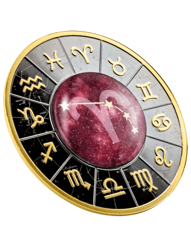 ARIES Zodiac Signs Silver Coin 500 Francs CFA Cameroon 2023 - Coins & More - Camerun