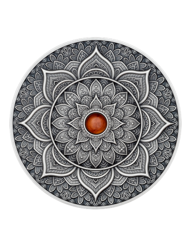 INDIAN Mandala Art 3 Oz Silver Coin 10$ Fiji 2023 - Coins & More - Fiji
