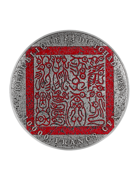 GUAN YU SLAYS HUA XIONG 2 Oz Silver Coin 10000 CFA Francs Tchad 2023 - Coins & More - Tchad