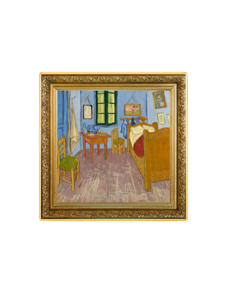 BEDROOM IN ARLES Vincent Van Gogh Treasures of World 1 Oz Silver Coin 1$ Niue 2022 - Coins & More - Niue