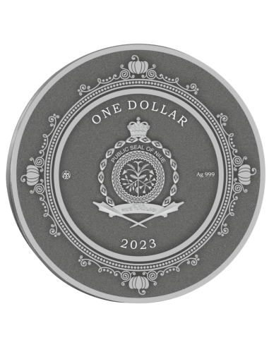 CINDERELLA STORY Fairy Tales 1 Oz Silver Coin 1$ Niue 2023