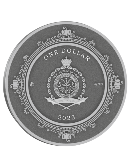 CINDERELLA STORY Fairy Tales 1 Oz Silver Coin 1$ Niue 2023