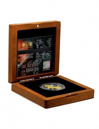 WHITE HORSE Four Horsemen of the Apocalypse 1 Oz Silver Coin 5 Thalers Carpathians 2023 - Coins & More - Plata