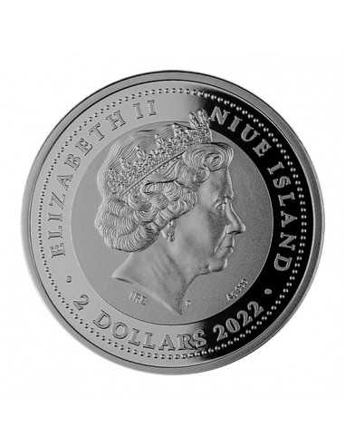 THEMIS 1 Oz Silver Coin 2$ Niue 2022