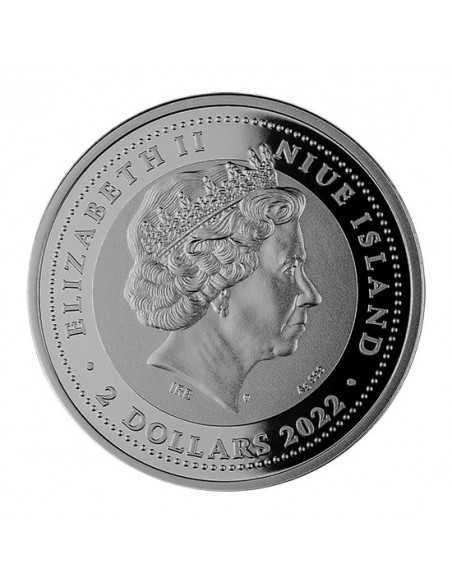 THEMIS 1 Oz Silver Coin 2$ Niue 2022