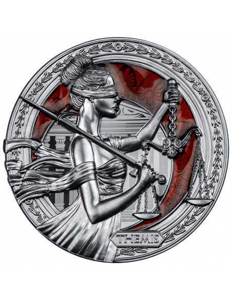 THEMIS 1 Oz Silver Coin 2$ Niue 2022
