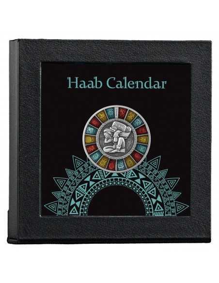 HAAB CALENDAR 2 Oz Silver Coin 2$ Niue 2023 - Coins & More - Niue