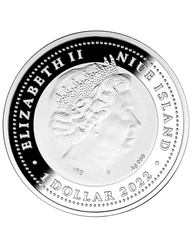 DUNG BEETLE Silver coin 1$ Niue 2022 - Coins & More - Niue