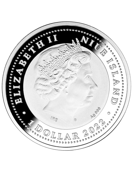 DUNG BEETLE Silver coin 1$ Niue 2022 - Coins & More - Niue