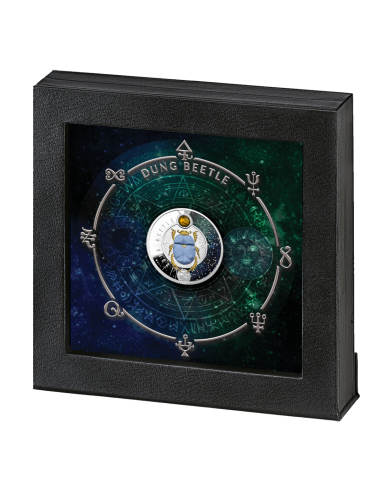 DUNG BEETLE Silver coin 1$ Niue 2022 - Coins & More - Niue