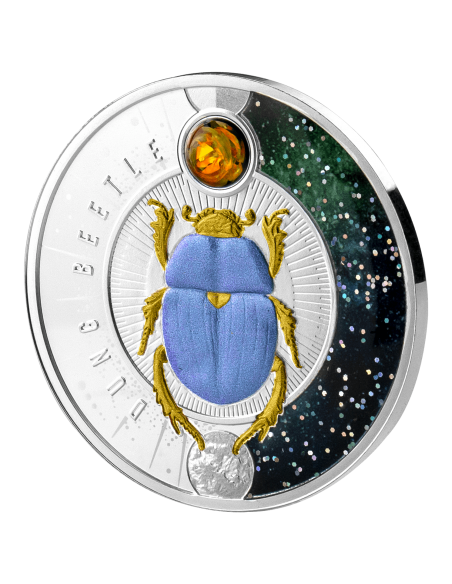 DUNG BEETLE Silver coin 1$ Niue 2022 - Coins & More - Niue