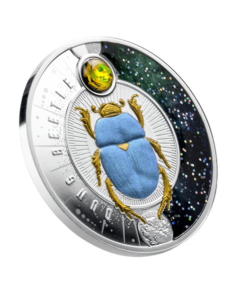 DUNG BEETLE Silver coin 1$ Niue 2022 - Coins & More - Niue