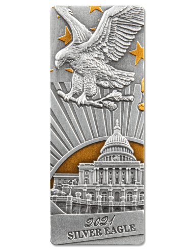 AMERICAN EAGLE Set 4x1 Oz Silver Coins 5$ Barbados 2023 - Coins & More - Barbade