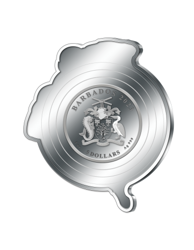 FLASH DC Comics 5 Oz Silver Coin 5$ Barbados 2023 - Coins & More - Barbade